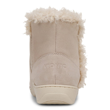 Vionic Unwind Bootie - Women's Ankle Bootie Slipper - Oatmeal - Back