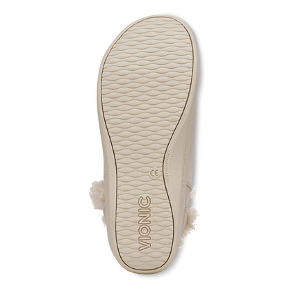 Vionic Unwind Bootie - Women's Ankle Bootie Slipper - Oatmeal - Bottom