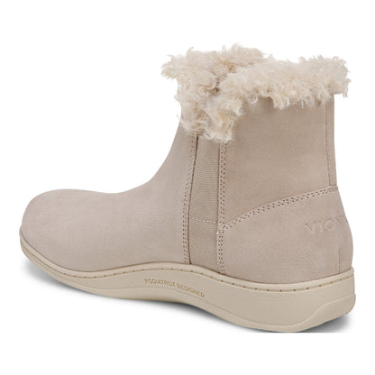 Vionic Unwind Bootie - Women's Ankle Bootie Slipper - Oatmeal - Back angle
