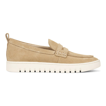 Vionic Uptown Women's Slip-On Loafer Moc Casual Shoes - Sand Suede - Right side