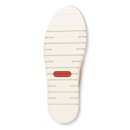 Vionic Uptown Women's Slip-On Loafer Moc Casual Shoes - Sand Suede - Bottom