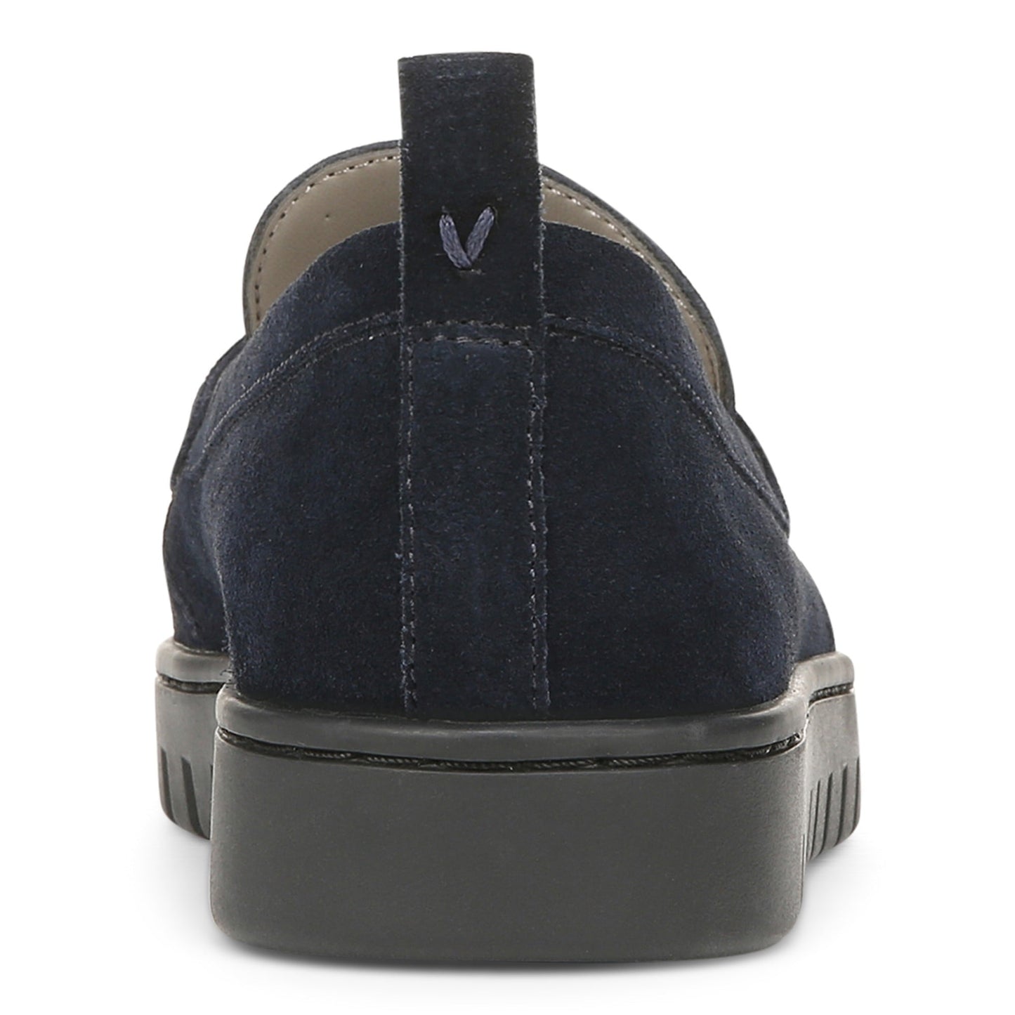 Vionic Uptown Women's Slip-On Loafer Moc Casual Shoes - Navy Suede - Back