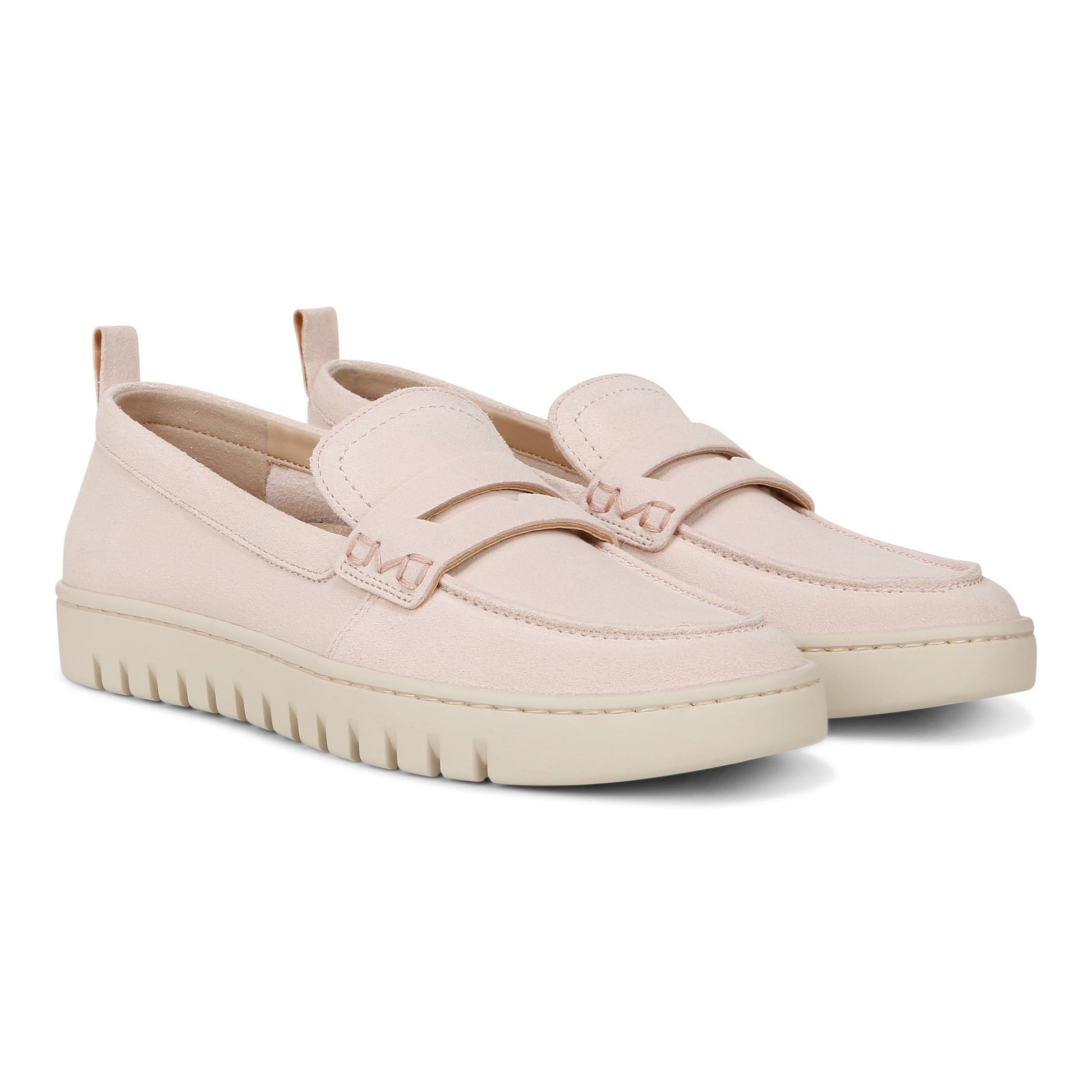Vionic Uptown Women's Slip-On Loafer Moc Casual Shoes - Peony Pink - Pair