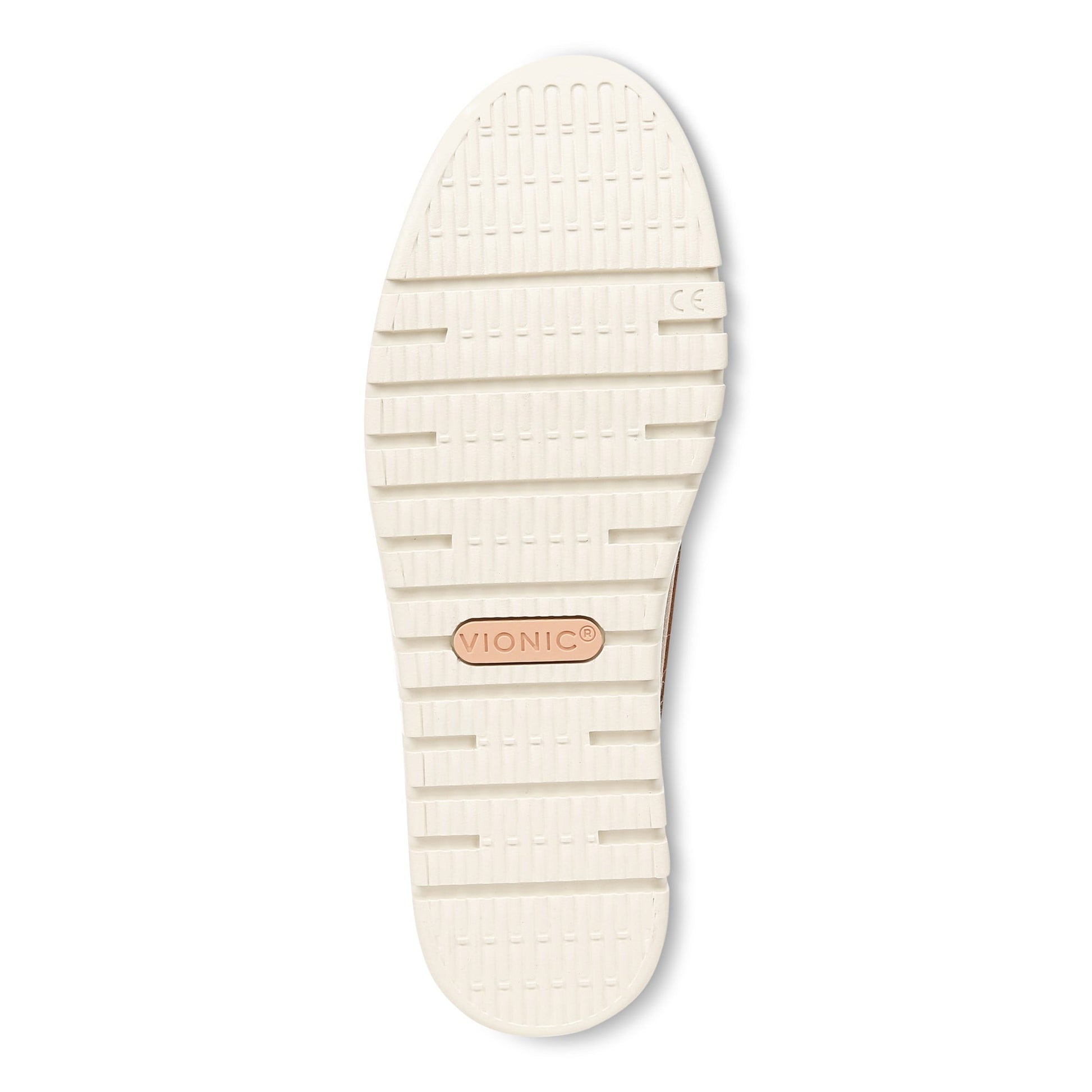 Vionic Uptown Women's Slip-On Loafer Moc Casual Shoes - Camel Leather - Bottom