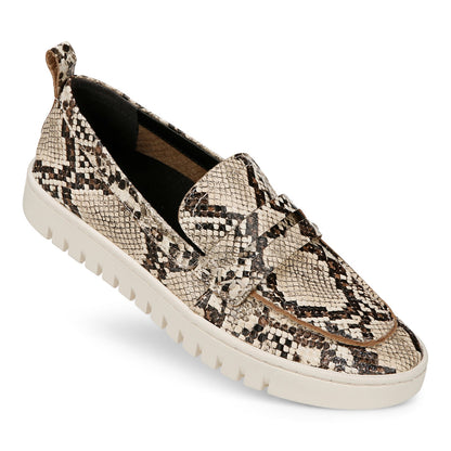 Vionic Uptown Women's Slip-On Loafer Moc Casual Shoes - Ivory Multi - UPTOWN-I6609L7204-IVORY MULTI-13fl-med