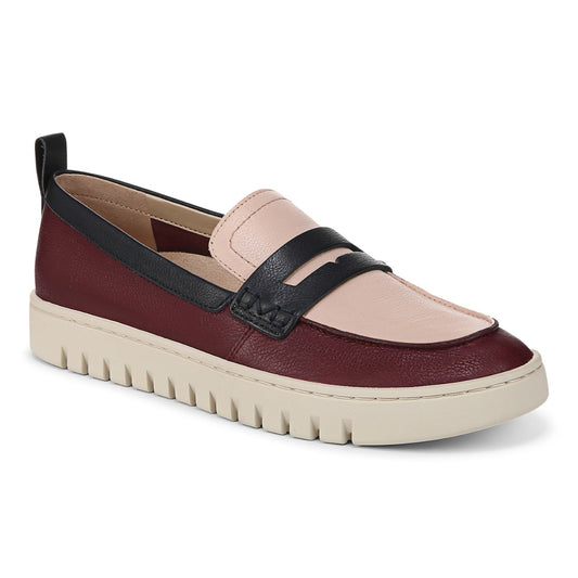 Vionic Uptown Resort Women's Slip-On Loafer Moc Casual Shoes - Cherry Jubilee Multi - Angle main