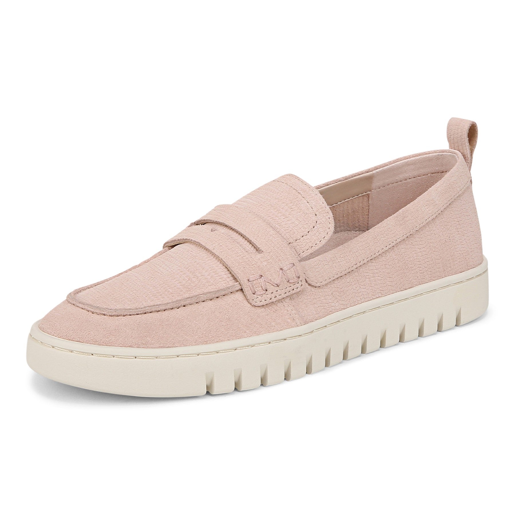 Vionic Uptown Women's Slip-On Loafer Moc Casual Shoes - Cameo Rose - Left angle
