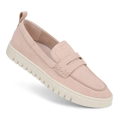 Vionic Uptown Women's Slip-On Loafer Moc Casual Shoes - Cameo Rose - UPTOWN-I6609LG657-CAMEO ROSE-13fl-med