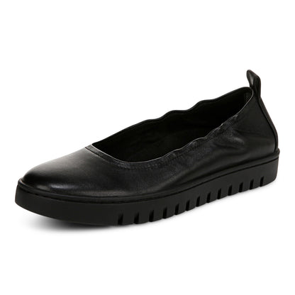 Vionic Uptown Balle womens Slip On/Loafer/Moc Shoe - Black - Left angle