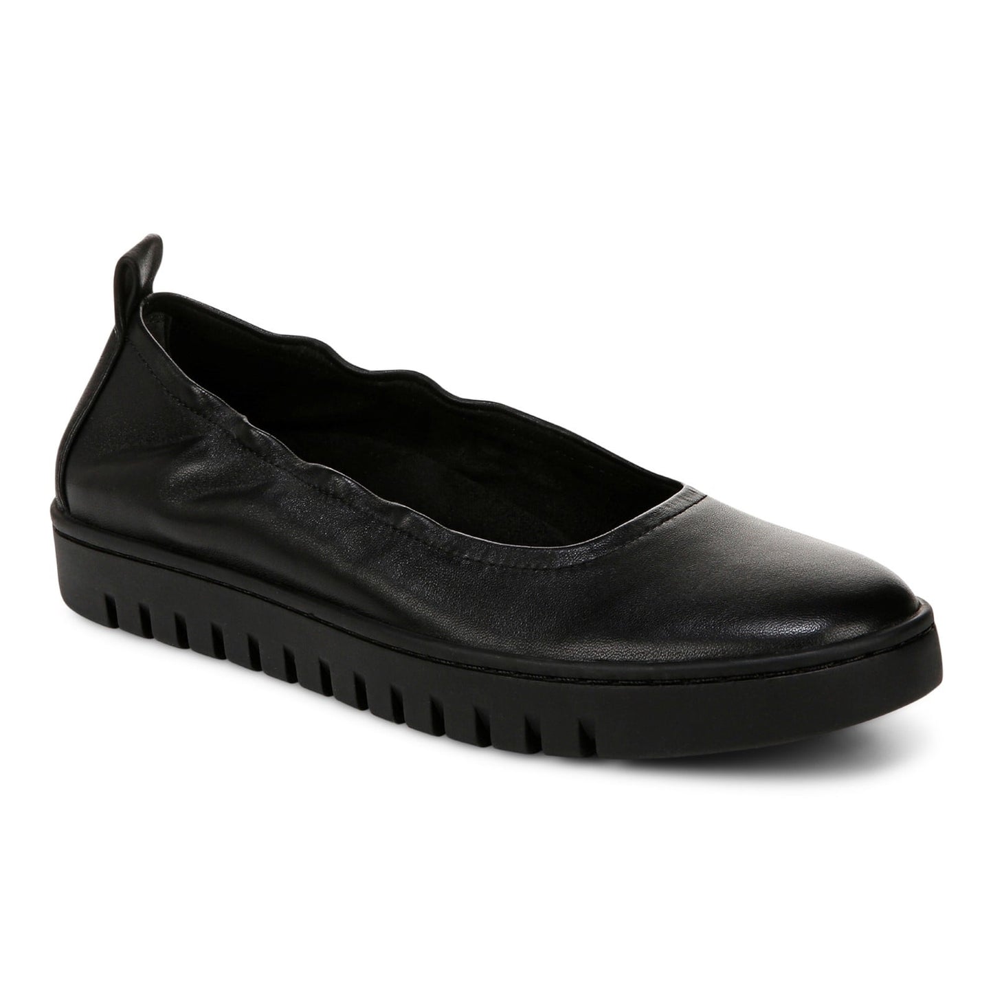Vionic Uptown Balle womens Slip On/Loafer/Moc Shoe - Black - Angle main