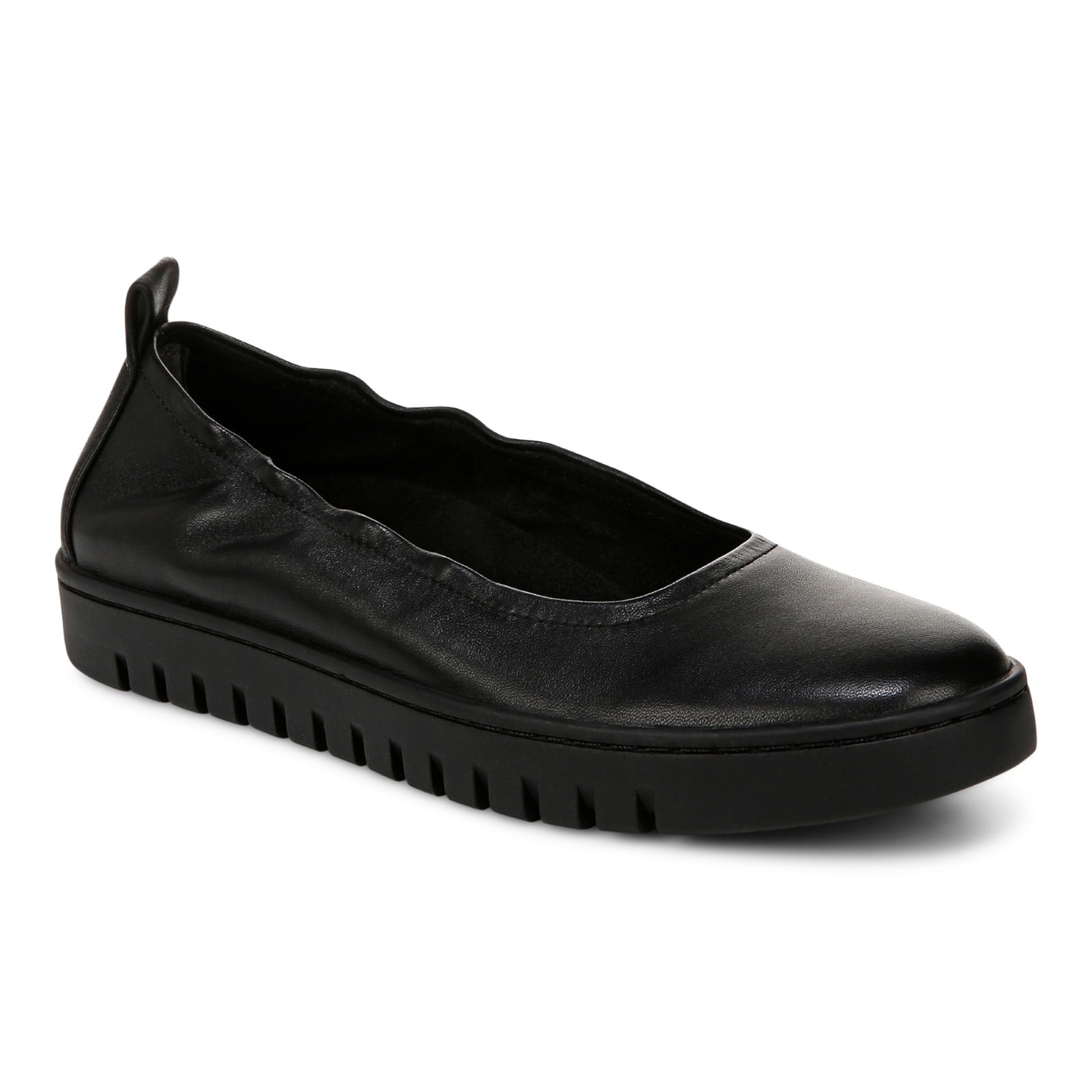 Vionic Uptown Balle womens Slip On/Loafer/Moc Shoe - Black - Angle main