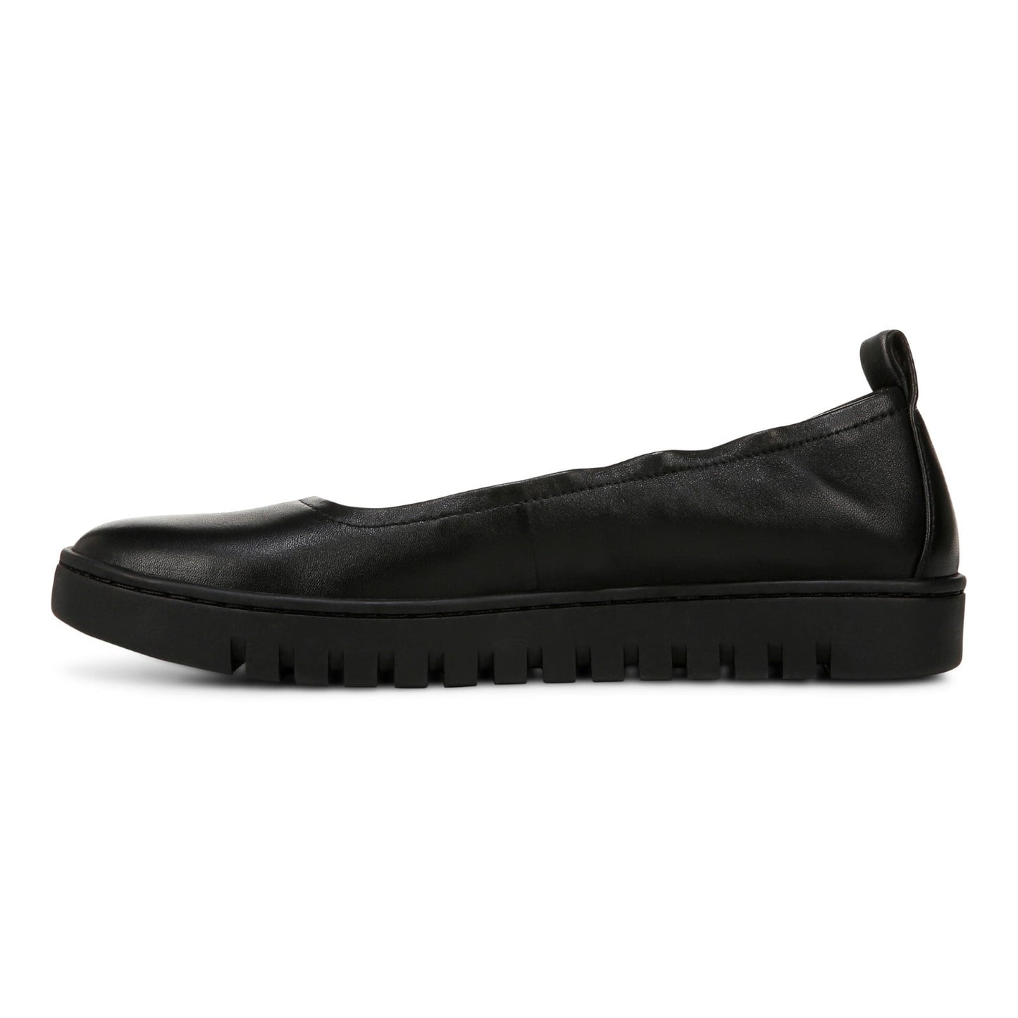 Vionic Uptown Balle womens Slip On/Loafer/Moc Shoe - Black - Left Side