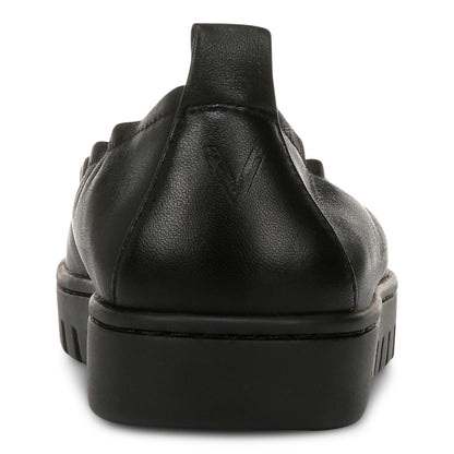 Vionic Uptown Balle womens Slip On/Loafer/Moc Shoe - Black - Back