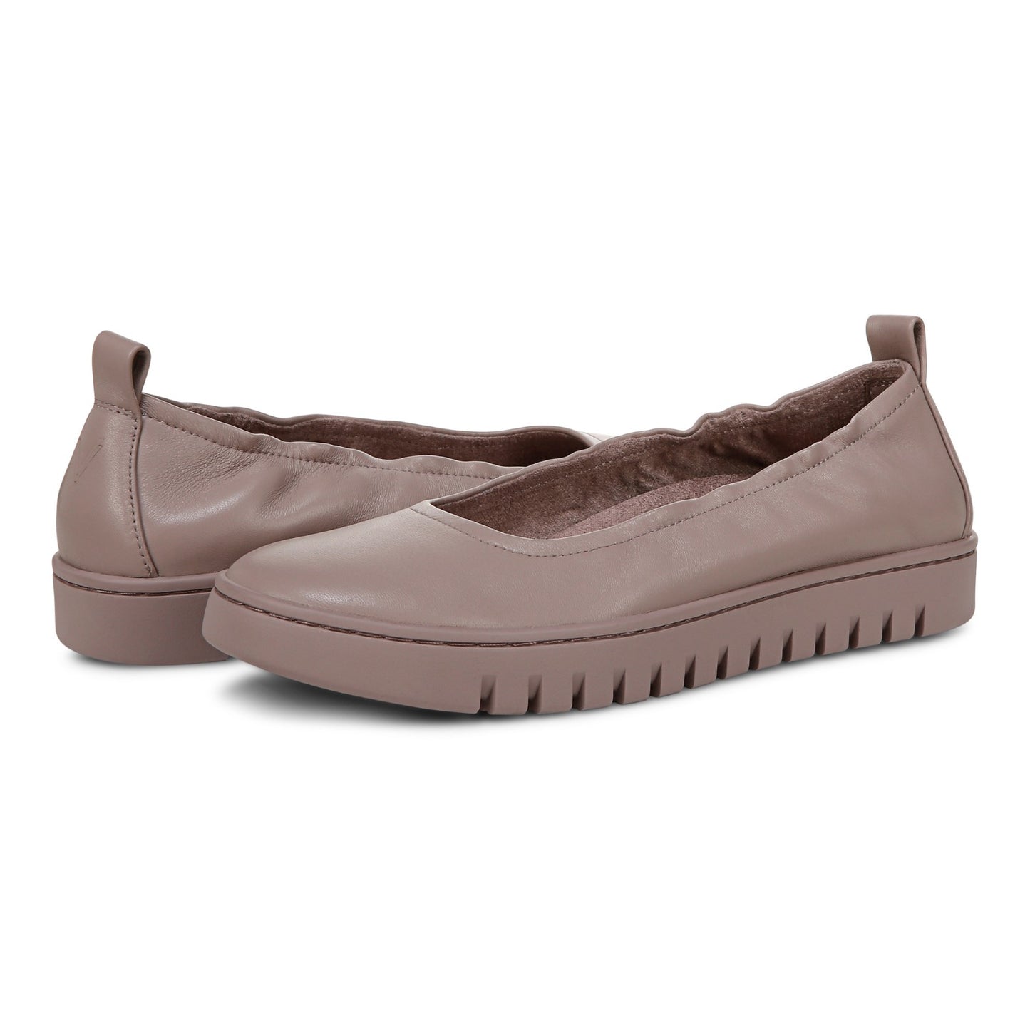 Vionic Uptown Balle womens Slip On/Loafer/Moc Shoe - Magnolia Dusk - pair left angle