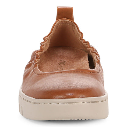 Vionic Uptown Balle womens Slip On/Loafer/Moc Shoe - Tan - Front