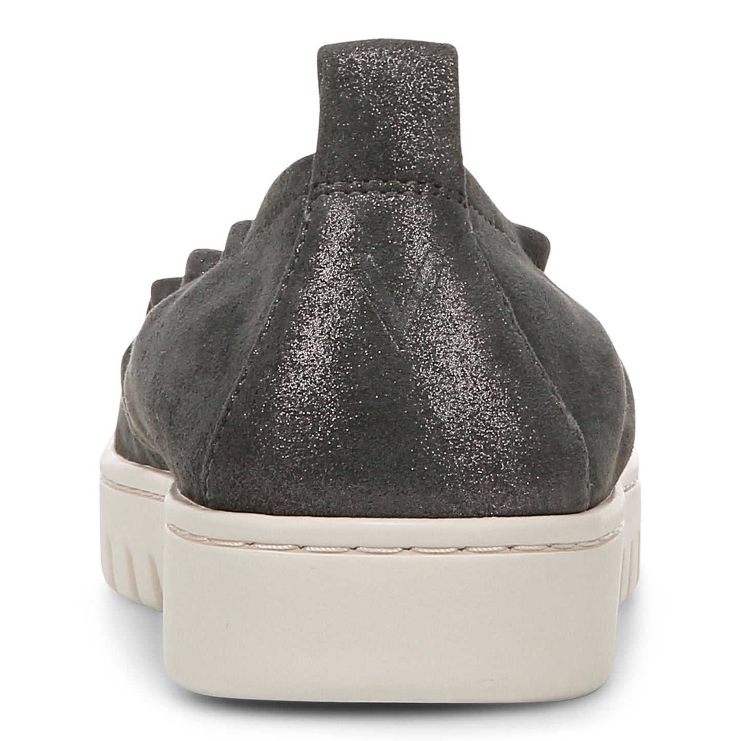 Vionic Uptown Balle womens Slip On/Loafer/Moc Shoe - Polluted Silver - Back