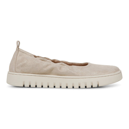 Vionic Uptown Balle womens Slip On/Loafer/Moc Shoe - Soft Gold - Right side