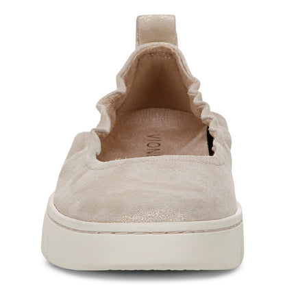 Vionic Uptown Balle womens Slip On/Loafer/Moc Shoe - Soft Gold - Front