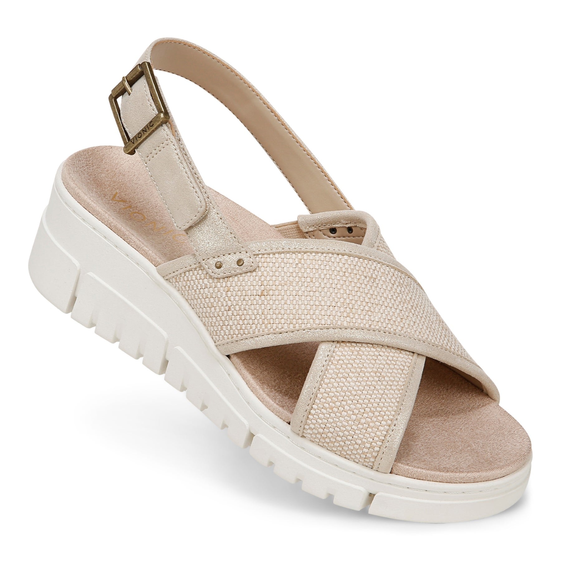 Vionic Uptown Sonoma Women's Slingback Comfort Sandal - Natural - UPTOWN SONOMA-J3160F1251-NATURAL-13fl-med