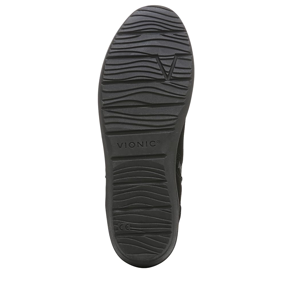 Vionic Romy - Women's Water Repellent Suede Ankle Boots - Black