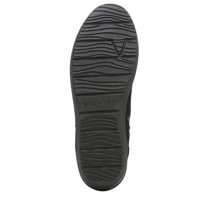 Vionic Romy - Women's Water Repellent Suede Ankle Boots - Black