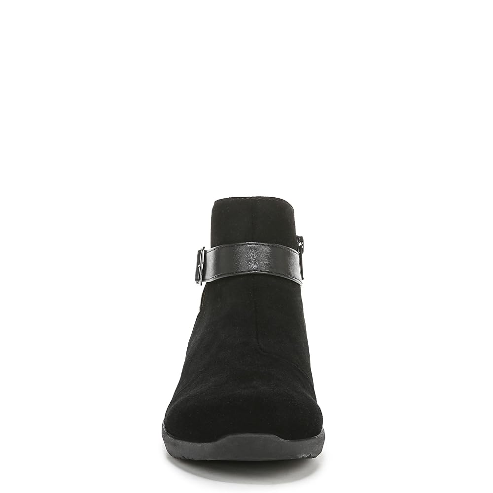 Vionic Romy - Women's Water Repellent Suede Ankle Boots - Black