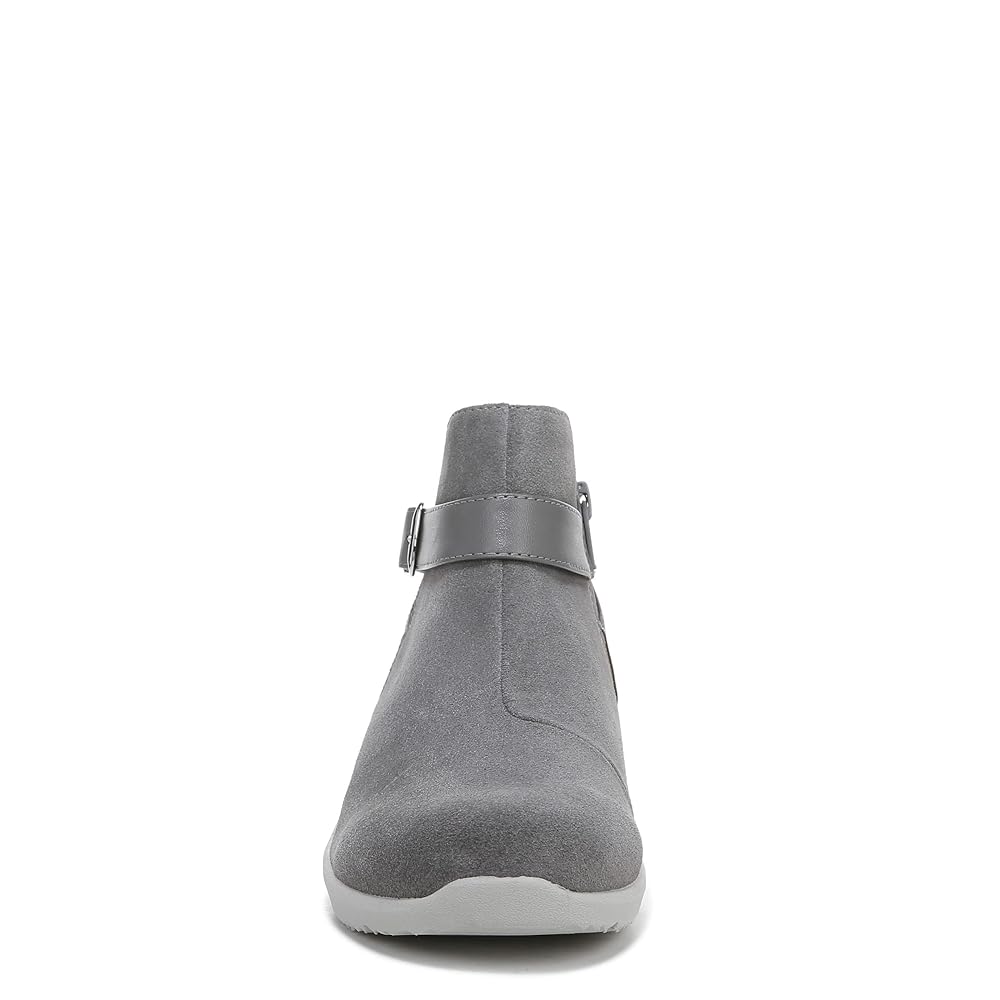 Vionic Romy - Women's Water Repellent Suede Ankle Boots - Charcoal