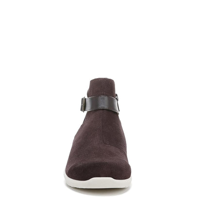Vionic Romy - Women's Water Repellent Suede Ankle Boots - Chocolate