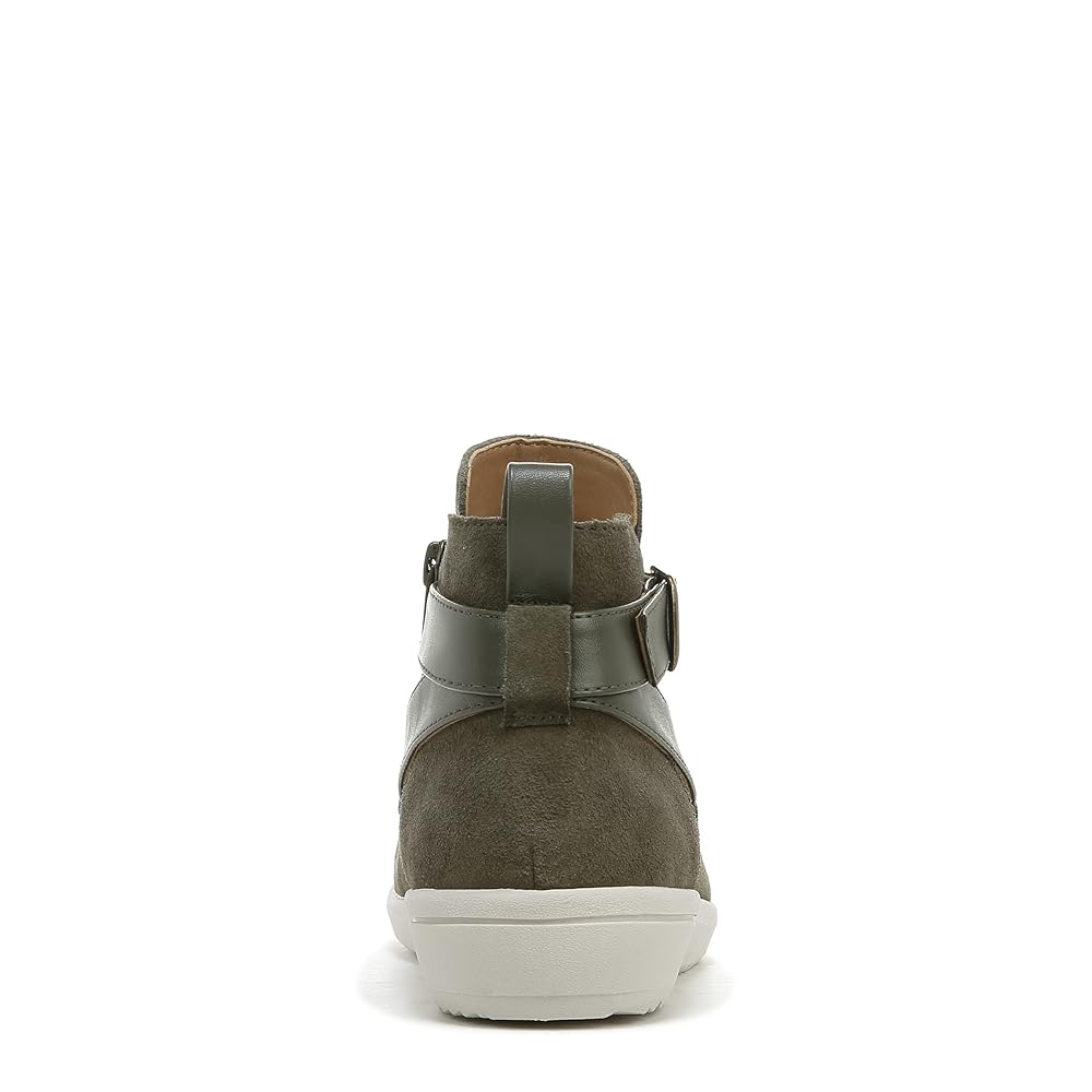 Vionic Romy - Women's Water Repellent Suede Ankle Boots - Olive