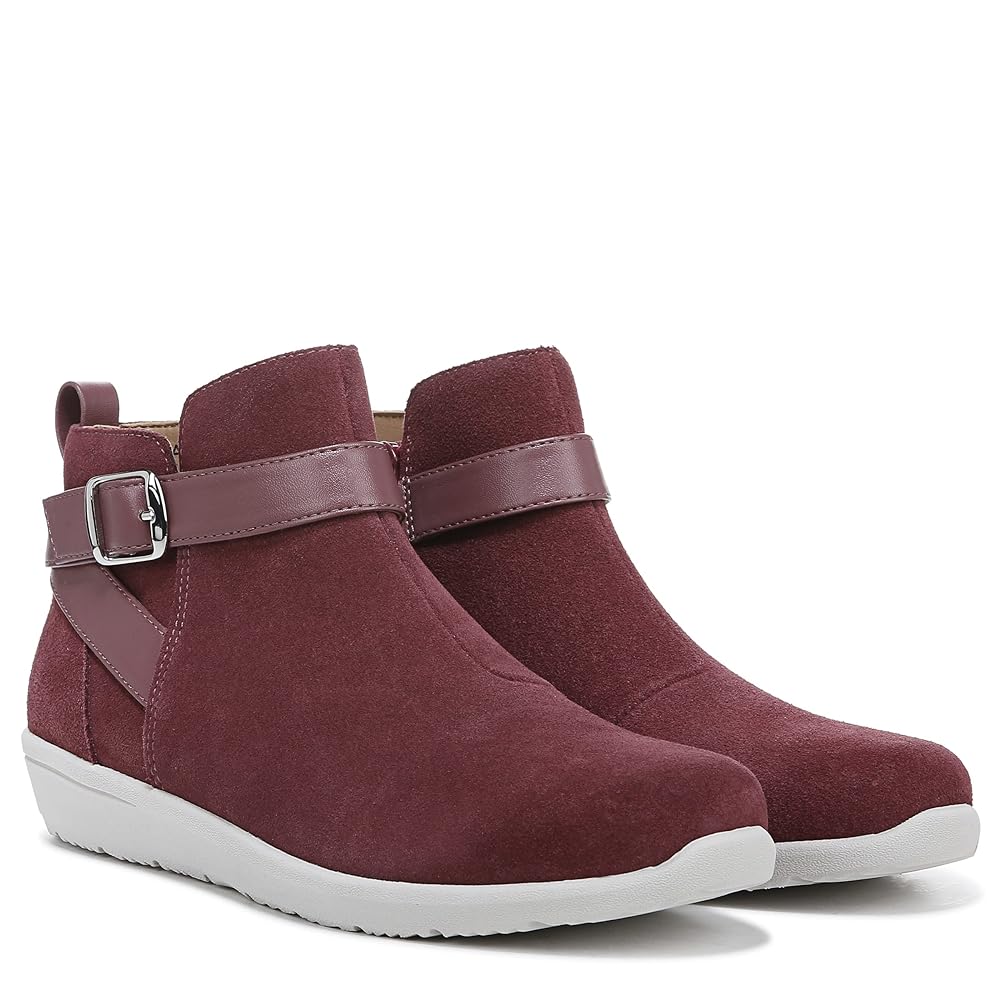 Vionic Romy - Women's Water Repellent Suede Ankle Boots - Shiraz