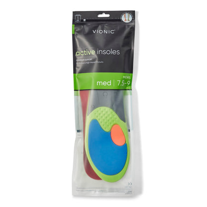 Vionic Active Men's Full Length Orthotic Insoles - Vionic Orthotic Packaging Active Mens Insoles