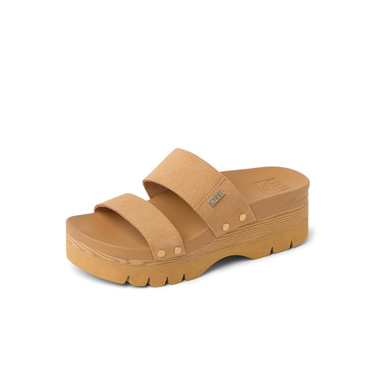 Reef Vista Higher Cleo Women's Sandals -  Tan Suede