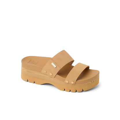 Reef Vista Higher Cleo Women's Sandals -  Tan Suede