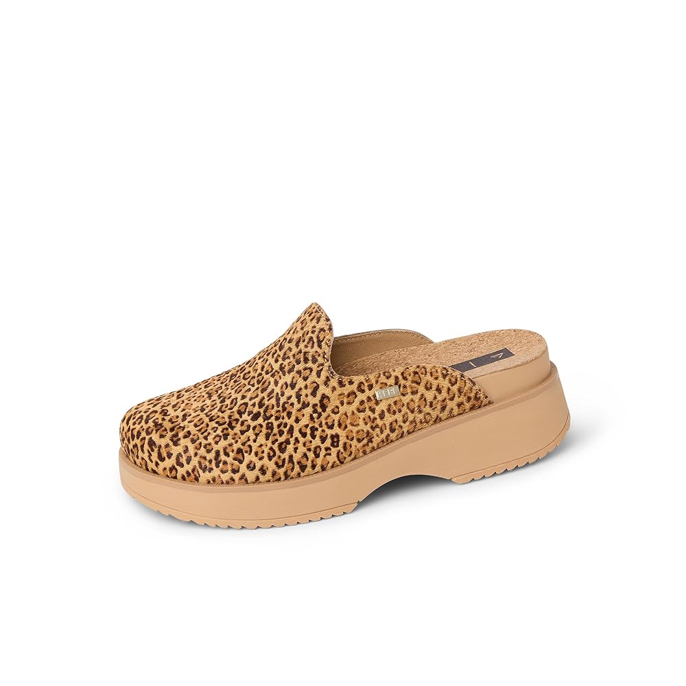 Reef Vista Skye Women's Clog Shoes - Leopard