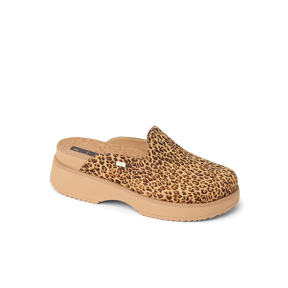 Reef Vista Skye Women's Clog Shoes - Leopard