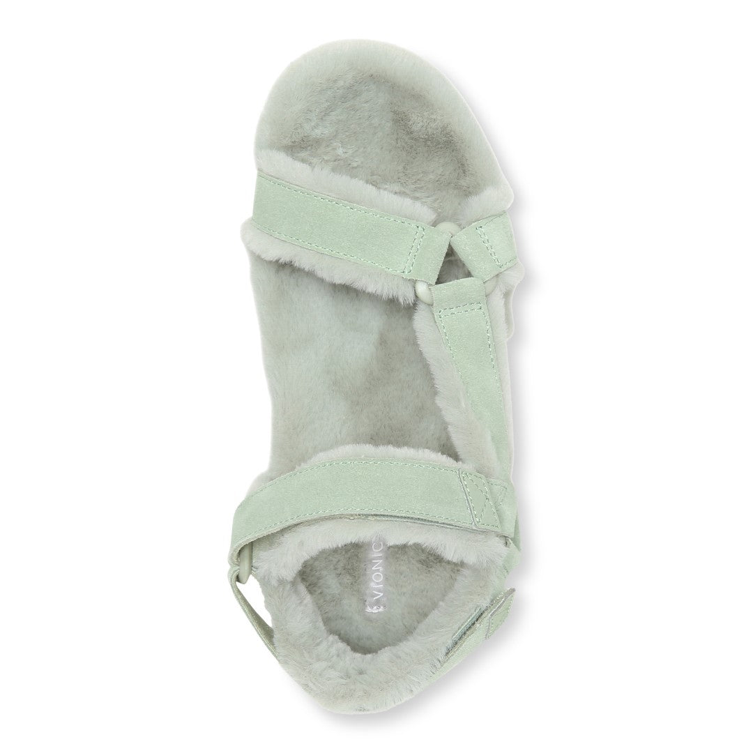 Vionic Viva Womens Slipper Casual - Celery Suede Shrl - Top