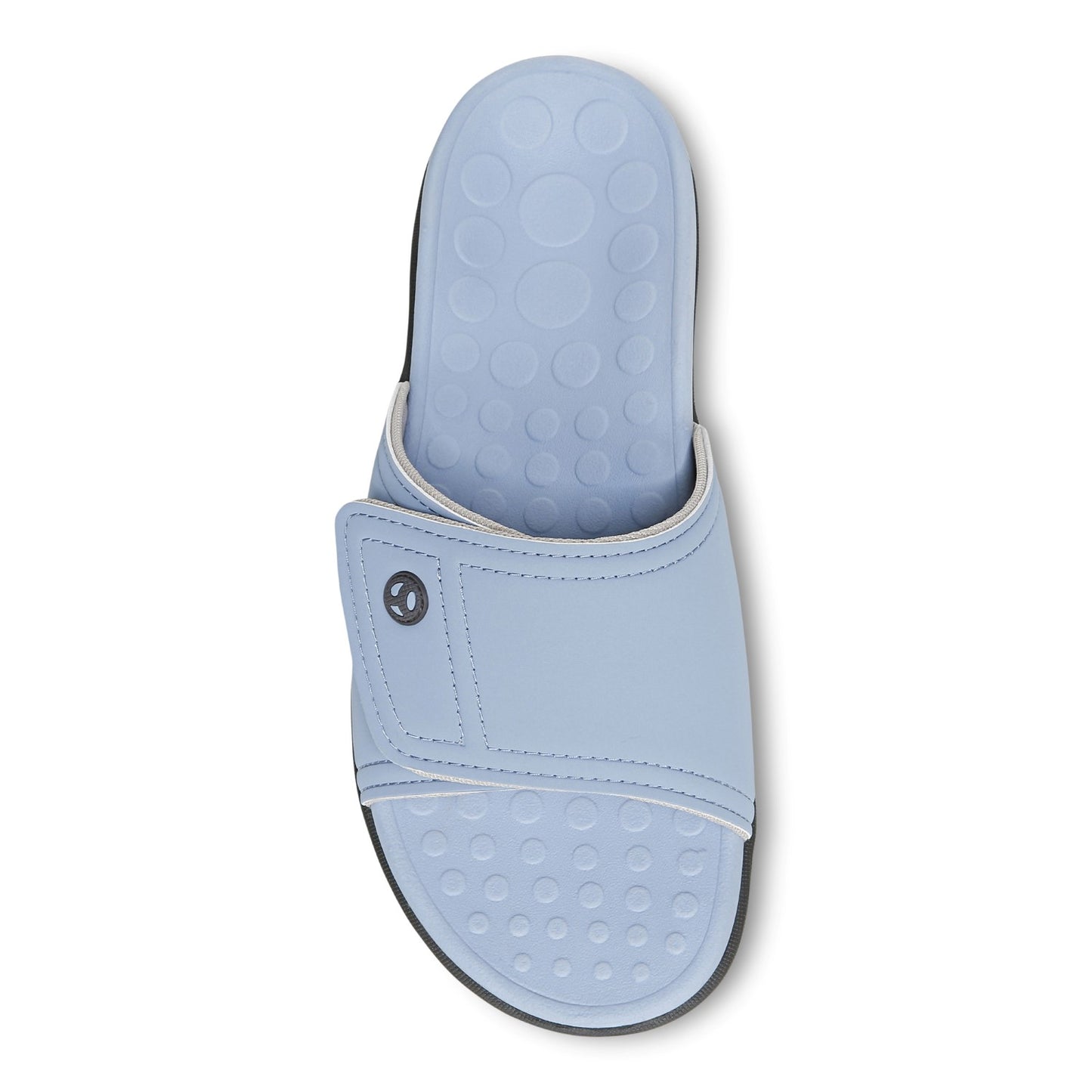 Vionic Kiwi - Unisex Motion Control Orthotic Slide Sandal - Sky - 3 top view