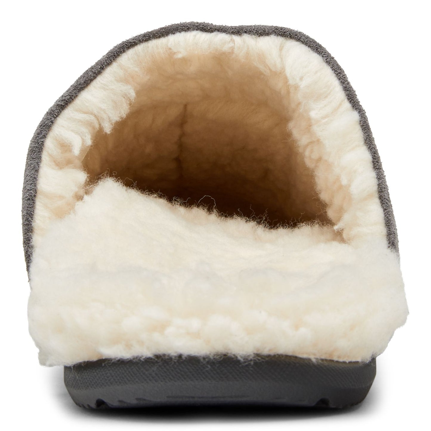 Vionic Alfons Men's Orthotic Slipper - Charcoal - 5 back view