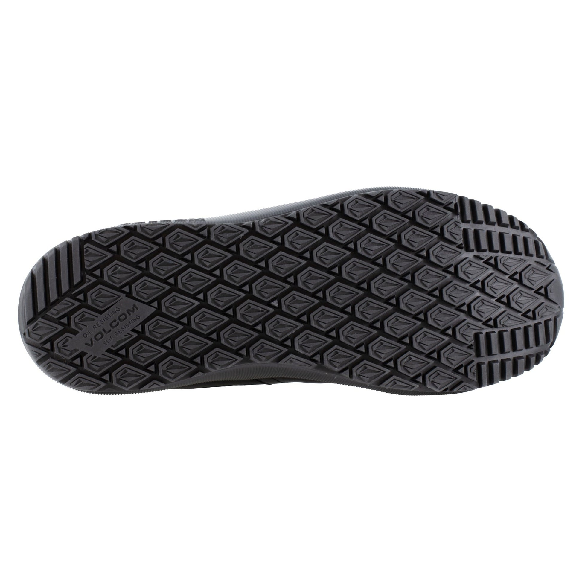 Volcom Men's Comp Toe Pull Up/Slip-on Safey Boot - ASTM F2413 - Timeless Style - TAA Compliant Easy On/Off - Street Shield - Black - Bottom