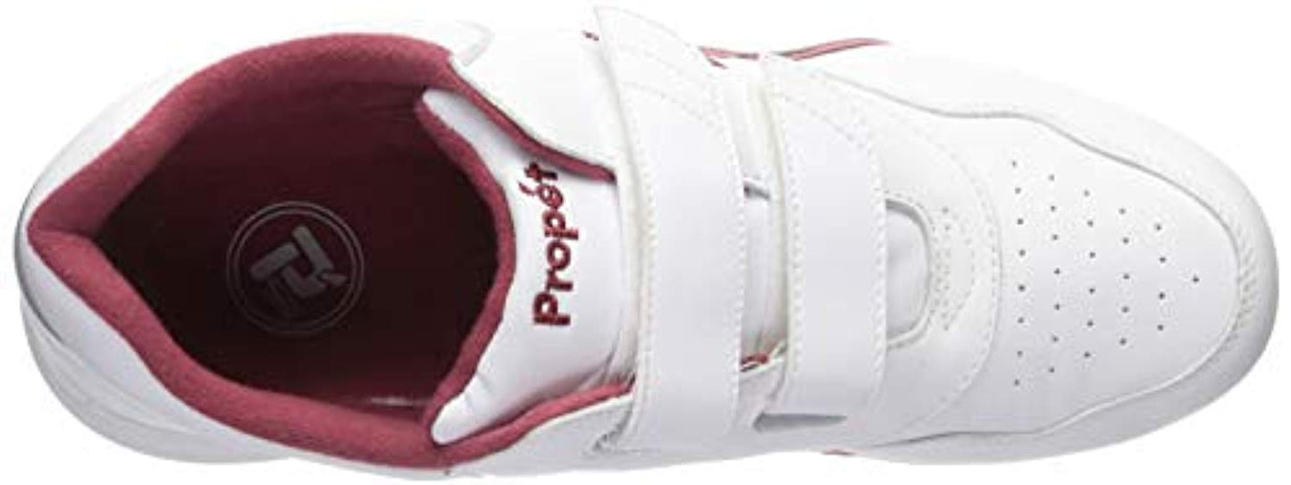 Propet Tour Walker Strap - A5500 Women's Diabetic Shoes - W3902 - Wht/Berry