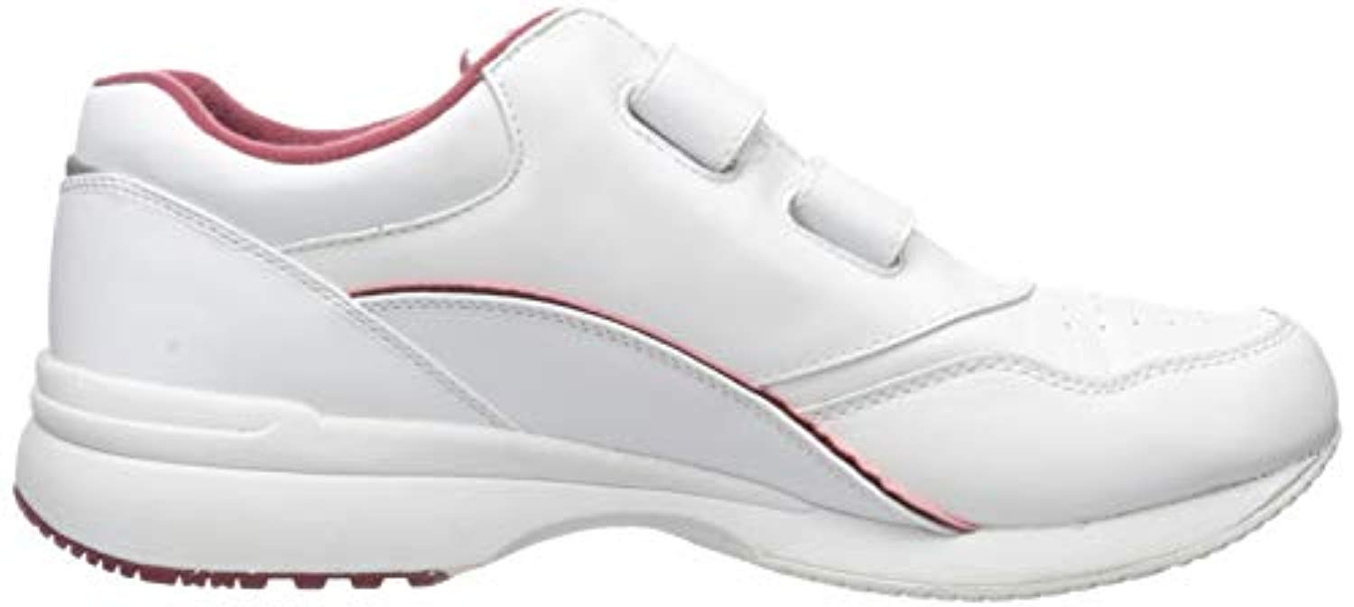 Propet Tour Walker Strap - A5500 Women's Diabetic Shoes - W3902 - Wht/Berry