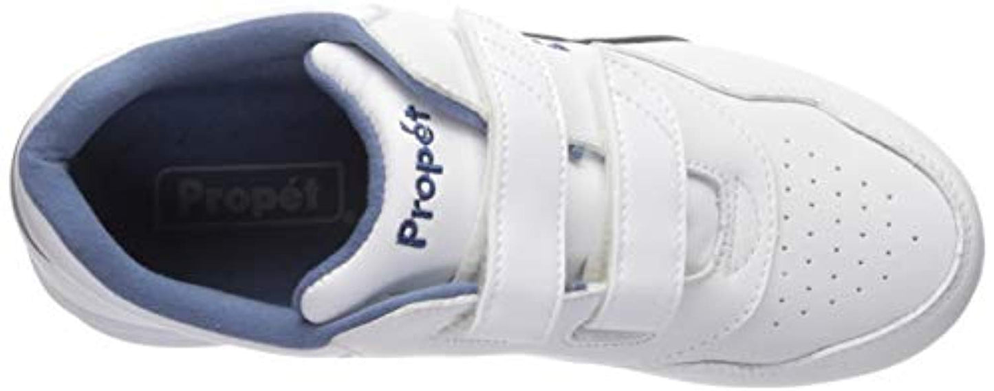 Propet Tour Walker Strap - A5500 Women's Diabetic Shoes - W3902 - Wht/Blue