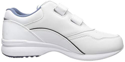 Propet Tour Walker Strap - A5500 Women's Diabetic Shoes - W3902 - Wht/Blue