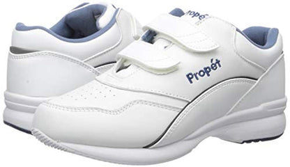 Propet Tour Walker Strap - A5500 Women's Diabetic Shoes - W3902 - Wht/Blue