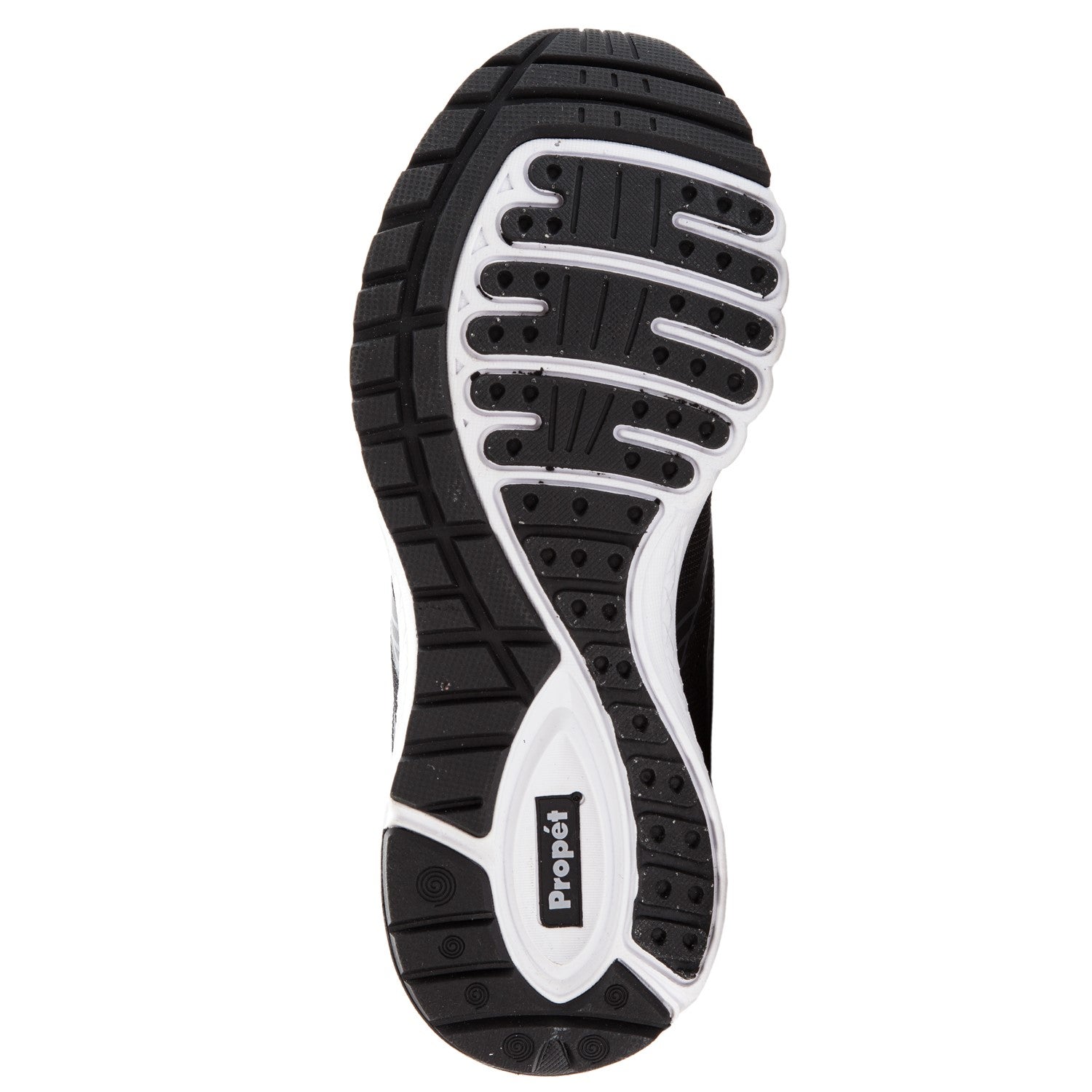 Propet Propet One LT Womens Active - Black/Grey - sole view