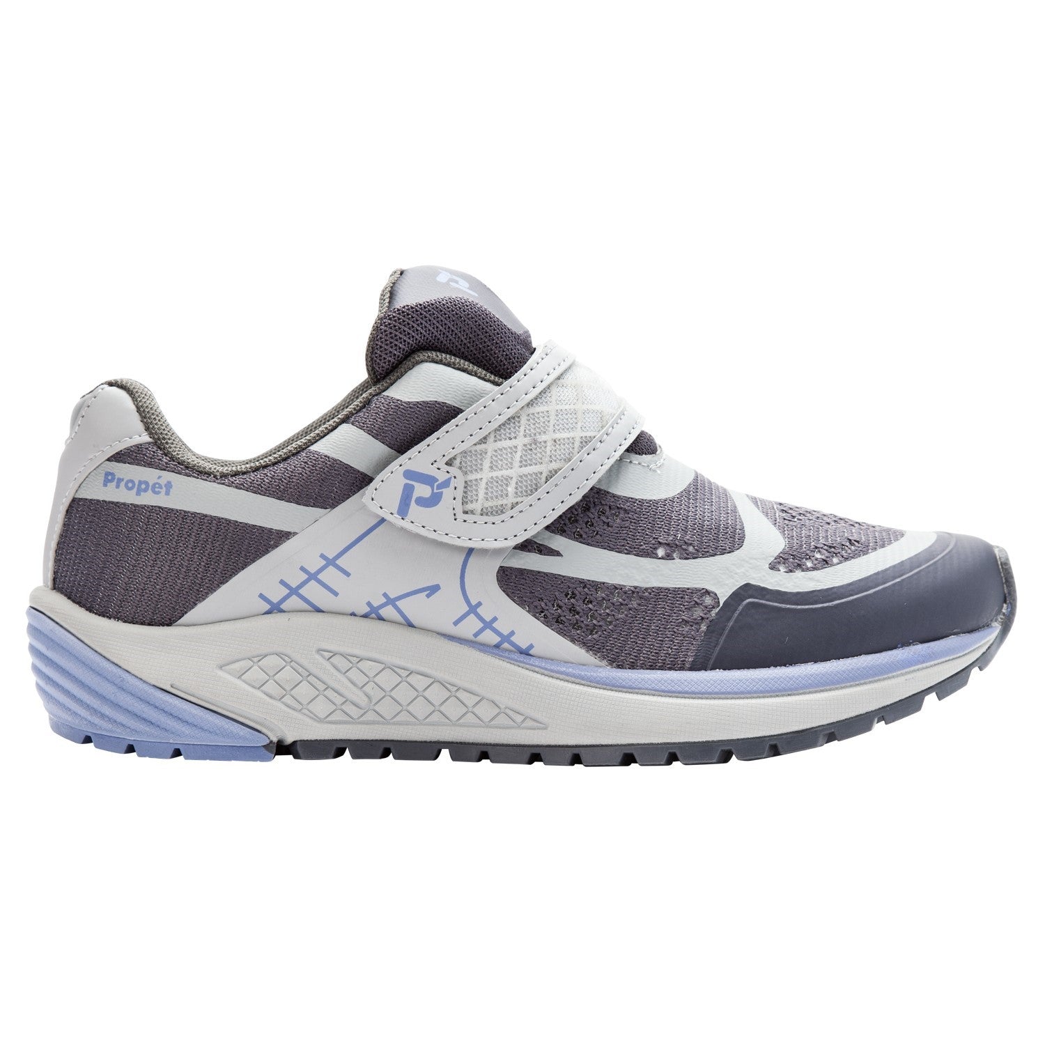 Propet Propet One Strap Womens Active A5500 Lavender/Grey - out-step view
