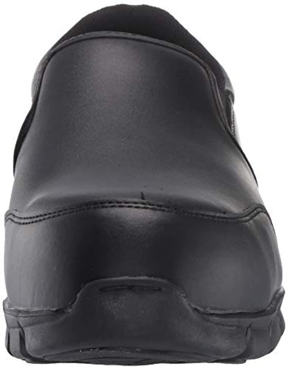 Reebok Work Men's Sublite Cushion Comp Toe Comfort Slip-on Athletic Work Shoe ESD - Black