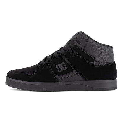 DC Work Crew Cure Work Men's Soft Toe Slip-Resistant Work High-Top - Black - Black