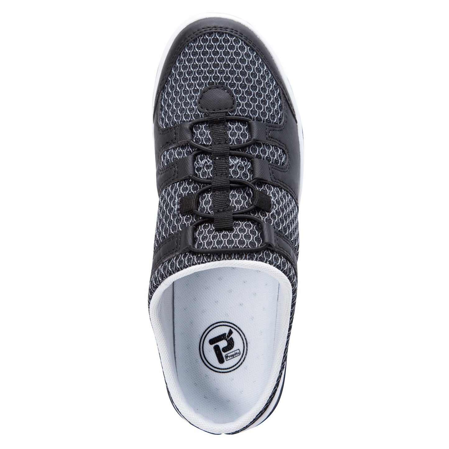 Propet TravelActiv Slide Womens Active Travel - Black - top view