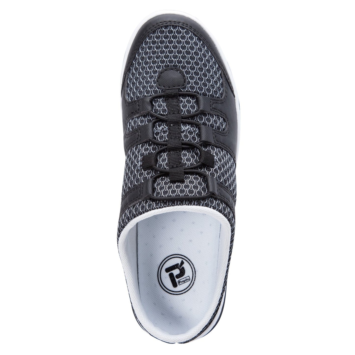 Propet TravelActiv Slide Womens Active Travel - Black - top view